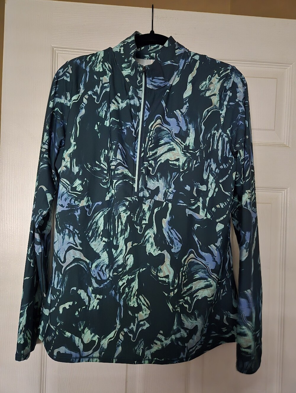 NWT CALIA UV GOLF QUARTER ZIP, SIZE XL, SEA MOSS